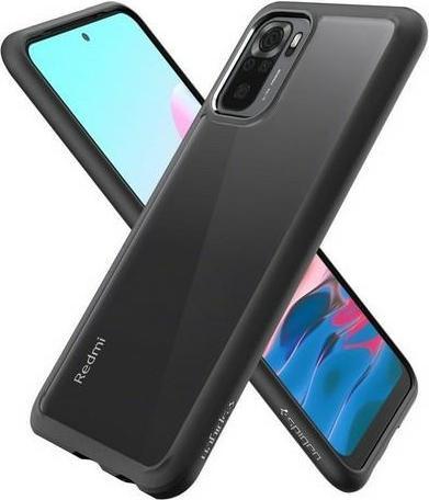 Actual product image Spigen Ultra Hybrid case for Xiaomi Redmi Note 10 / 10S matte black (Xiaomi Redmi Note 10, Xiaomi Mi 10S)