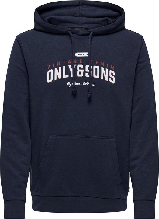 Produktbild Only & Sons Onslenny Reg Vintage Print Hood Sweat (S)