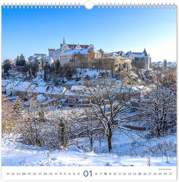 Image du produit Kalender Burgen und Schlsser Sachsen 2026 (30 x 30 cm, Allemand)