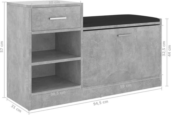 Immagine prodotto VidaXL Calvin (94,5 x 31 x 57 cm)