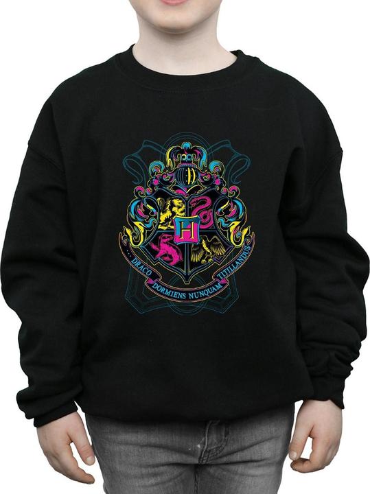 Image du produit - Sweat NEON HOGWARTS CREST - Garçon (140, 146)