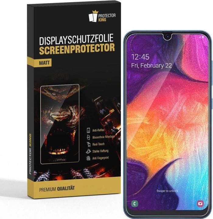 Produktbild Protectorking 2x Displayschutzfolie matt Anti-Reflex entspiegelt (2 Stück, Samsung Galaxy A51)