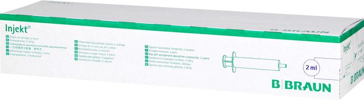Actual product image B.Braun Disposable syringes with Luer attachment 2 ml / 0.1 ml