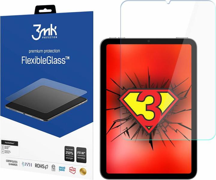 Actual product image 3MK FlexibleGlass screen protector, display film (1 Piece, iPad mini 6)