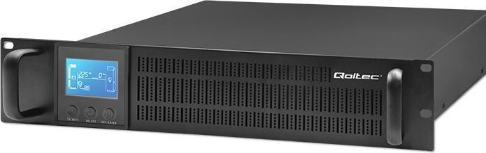 Actual product image Qoltec 53945 UPS 1KVA (1000 VA, 800 W, Online double converter UPS)