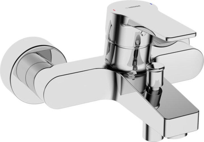 Immagine prodotto Hansa Miscelatore Hansatwist per vasca e doccia, con dispositivo di sicurezza, sporgenza: 162 mm, 09