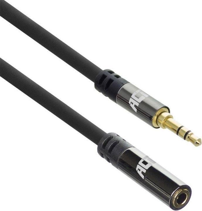 5 meters High Quality audio extension cable 3.5 mm stereo jack male - female (5 m, Extension)