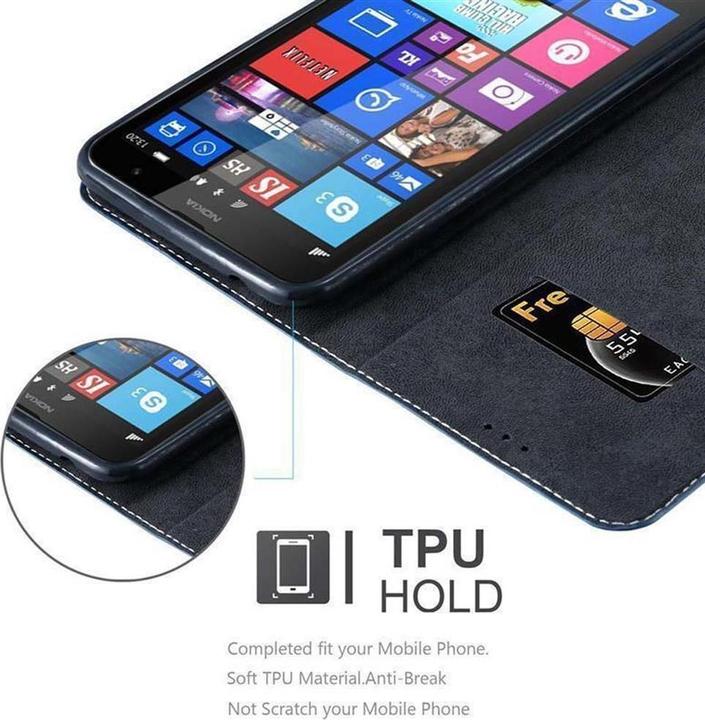 Productafbeelding Cadorabo Boek X Portemonnee Hoesje (Nokia Lumia 1320)