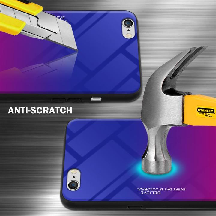 Produktbild Cadorabo TPU 2 Farben Glas Cover (Apple iPhone 6)