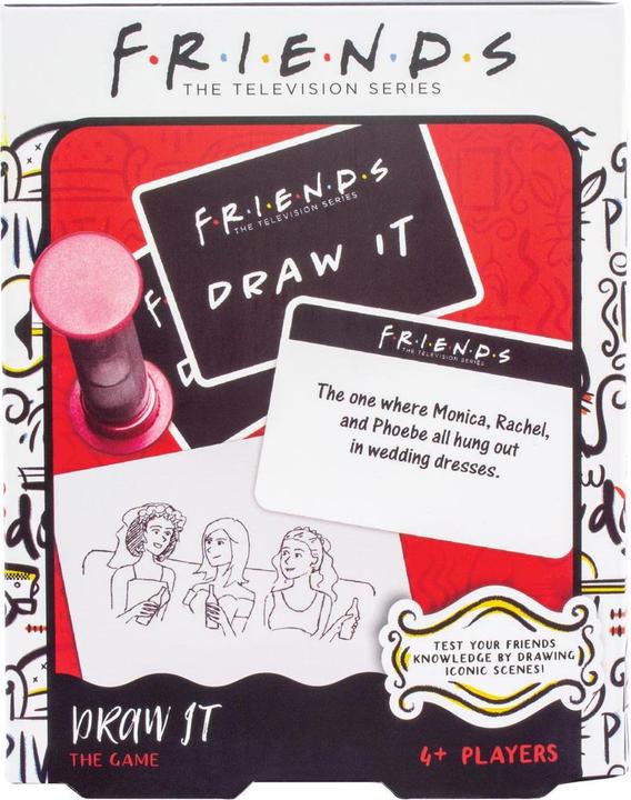 Actual product image Motif sticker Friends 4 sheets, motifs and letters