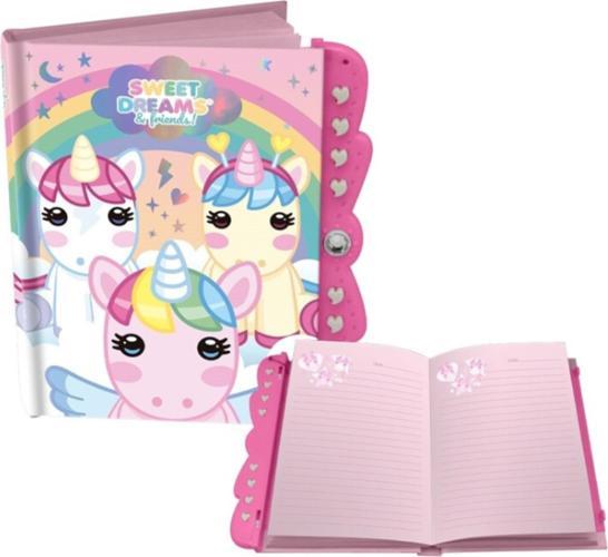 Actual product image Kids Licensing Licorne journal intime avec code
