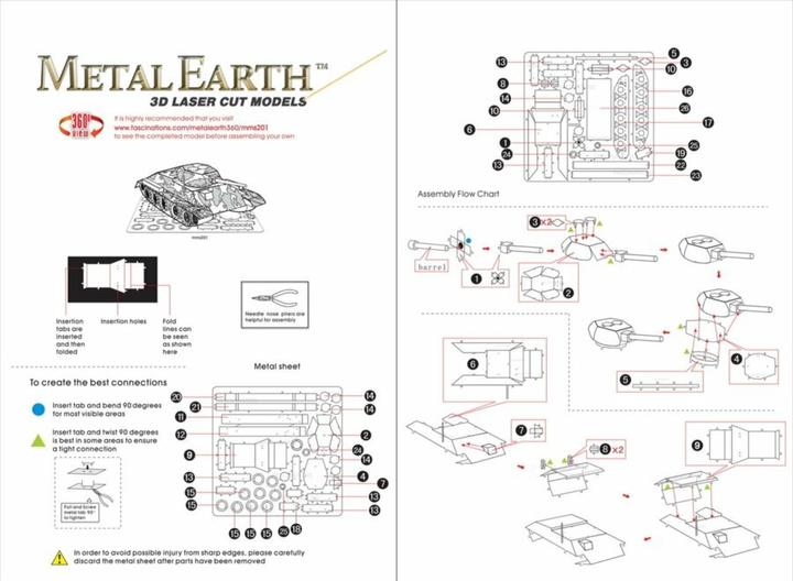 Produktbild Metal Earth T-34 Panzer