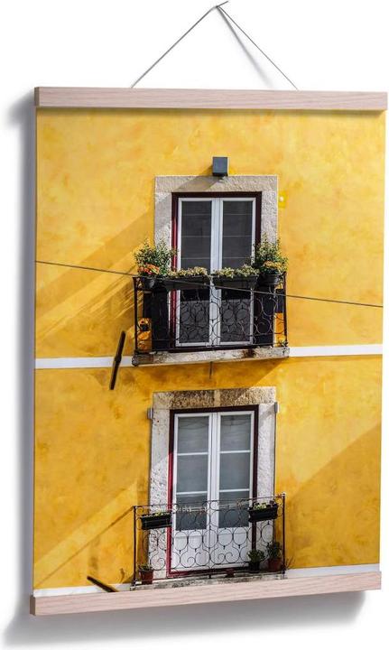 Immagine prodotto Trenddeko La facciata della casa gialla (40 x 50 cm)