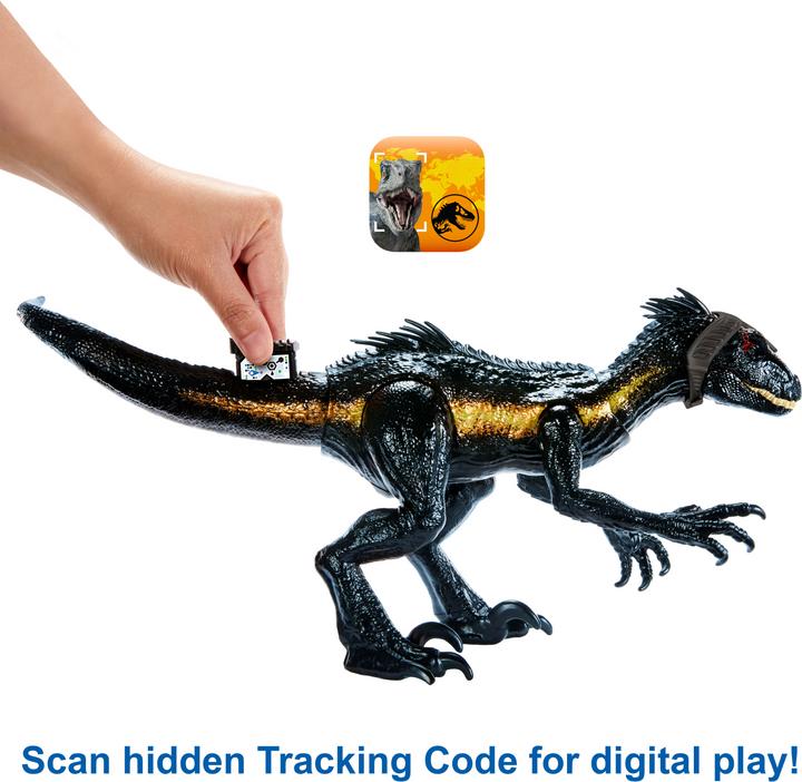 Actual product image Jurassic World Track 'N Attack Indoraptor SIOC