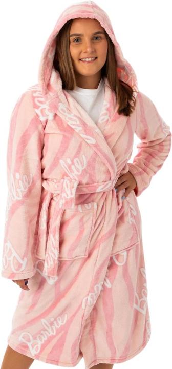 Actual product image Barbie Womens/Ladies Hooded Dressing Gown (L)