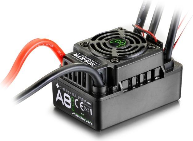 Produktbild Absima Brushless Regler Thrust A8 ECO 120A 1:8 wasserdicht