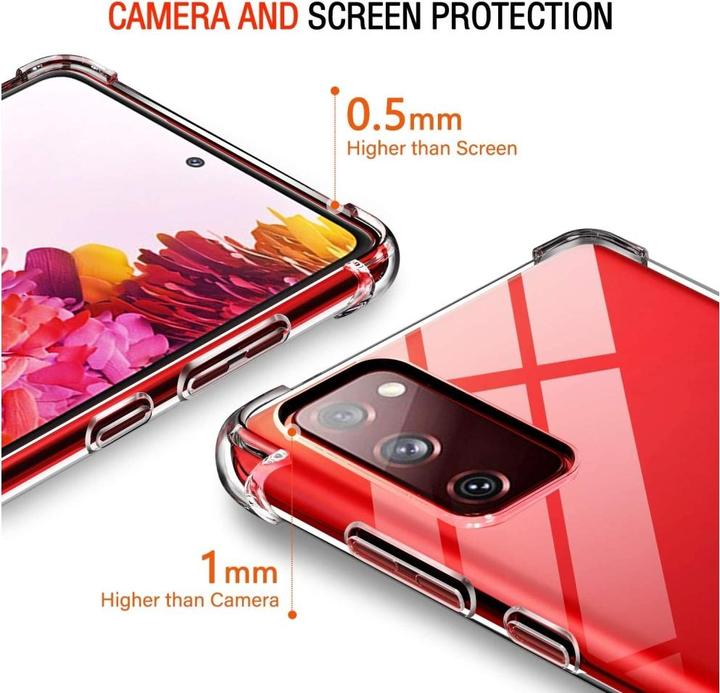 Productafbeelding Screenguard Kristalheldere Case Bumper (Samsung Galaxy S20 FE)