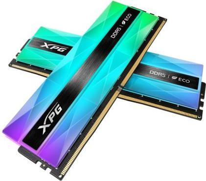 Actual product image Adata DDR5 32GB 6800-34 K2 XPG Lancer Neon RGB silvergray (2 x 16GB, 6800 MHz, DDR5 RAM, U-DIMM)