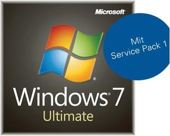 Produktbild Microsoft Windows 7 Ultimate 64bit, OEM, SP1 -I-