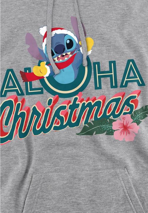 Actual product image Lilo & Stitch Mens Aloha Christmas Stitch Hoodie (XL)