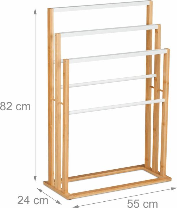 Productafbeelding Relaxdays 5-delig haardbestek setje (25,5 x 15,5 x 77,5 cm)
