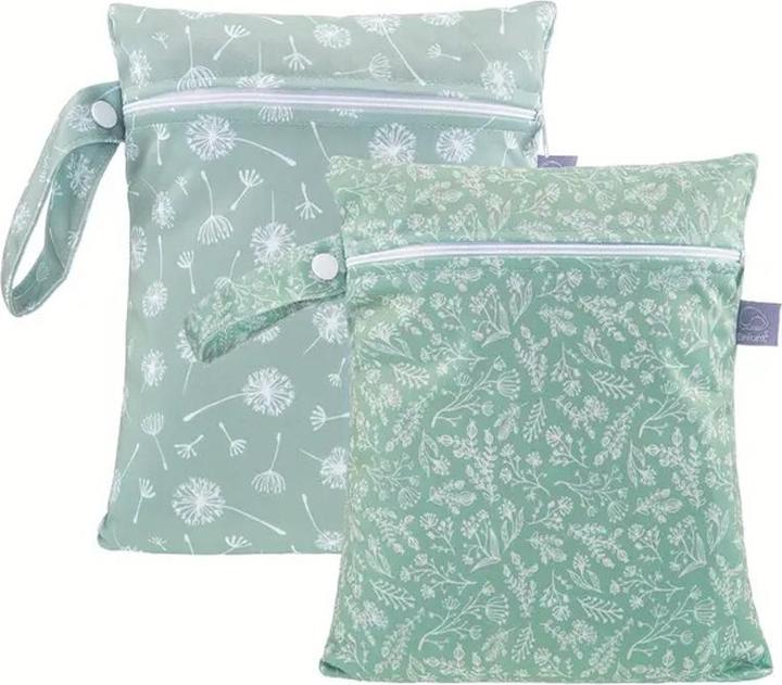 ASMI Lot de 2 sacs à couches Wetbag 19x25 cm