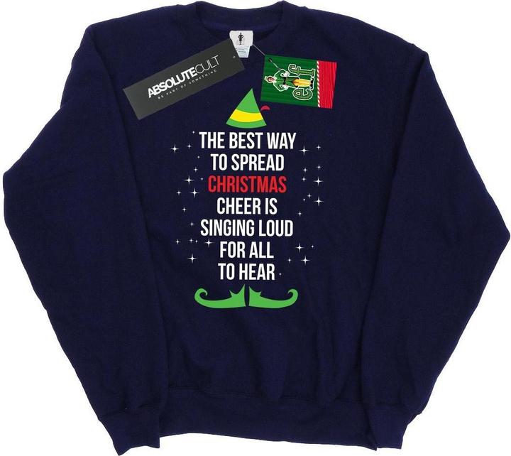 Immagine prodotto Elf Christmas Cheer Text Felpa Donna (S)