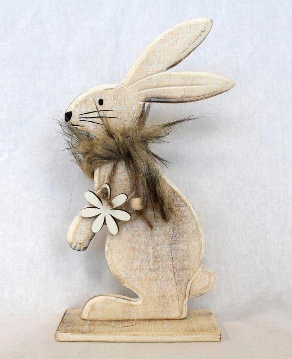 Esultar Decorative rabbit with collar and pendant