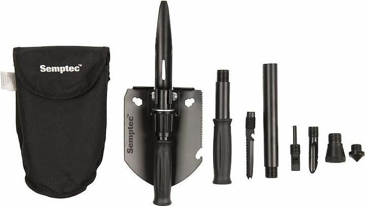 Actual product image Semptec 11in1 multi-function tool spade with saw, pick, hammer & co. (12 Functions)