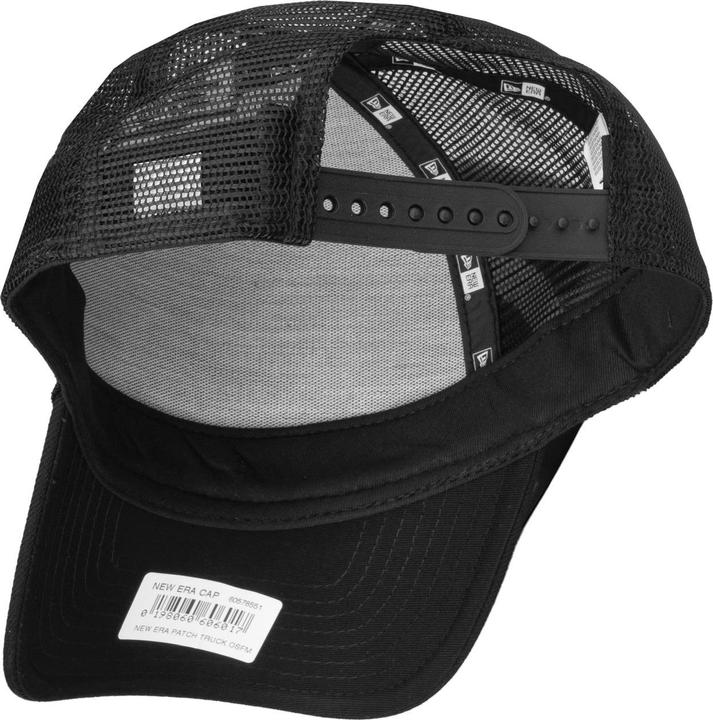 Actual product image New Era Adjustable Trucker Cap - RETRO PATCH noir / teal (One size)