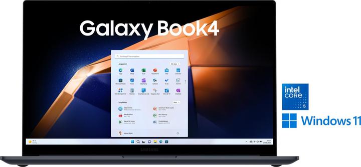 Immagine prodotto Samsung Galaxy Book4 (15.60", Intel Core 5 120U, 16 GB, 512 GB, DE)