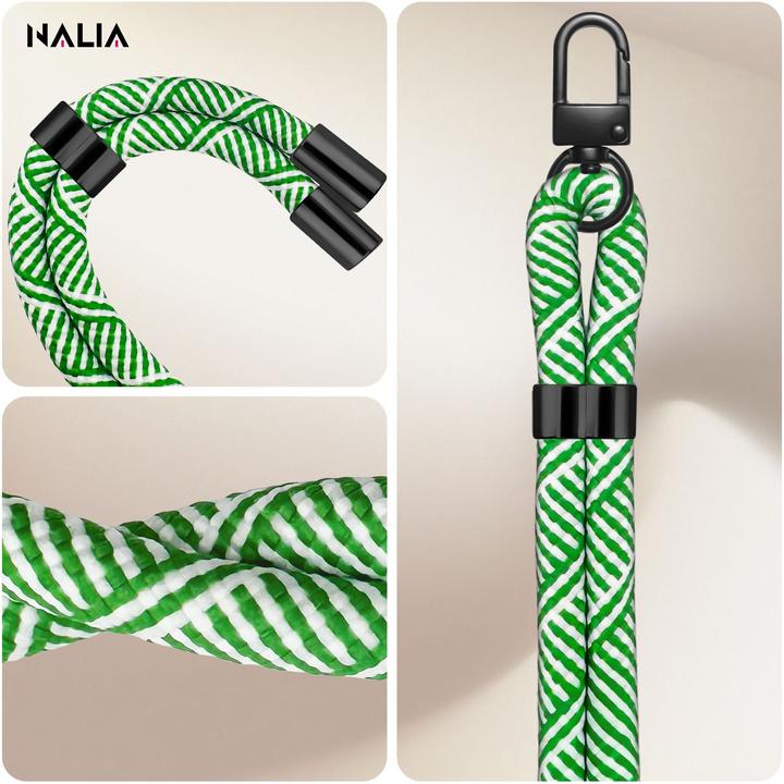 Image du produit Nalia HoldMe Lanyard Handykette - Universal Trageband für Smartphones - Verstellbar, Soft & Elastisch