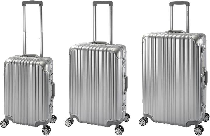 Produktbild Travelhouse 3-teiliges Koffer-Set (108 l, Handgepäck (bis 50l), M (50 - 90l), L (90 - 115l))