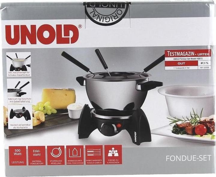 Produktbild Unold Set (Käsefondue, Schokoladenfondue)