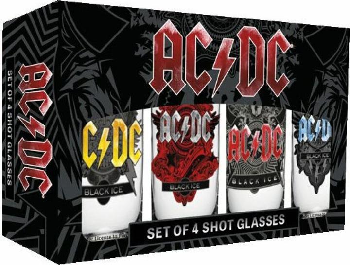 Actual product image KKL AC/DC Set 4 verres à shot Black Ice (4 x, Shot glass)