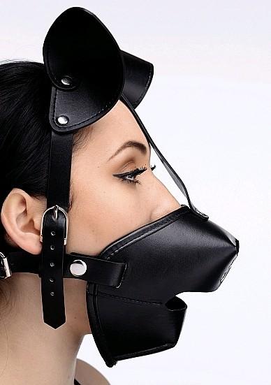 Actual product image Master Series Puppy Play Masker Met Ballgag Zwart