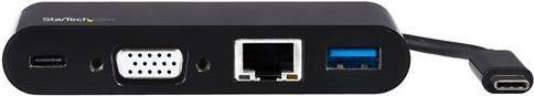 Produktbild StarTech USB-C VGA Multiport Adapter (USB-C, 3 Ports)
