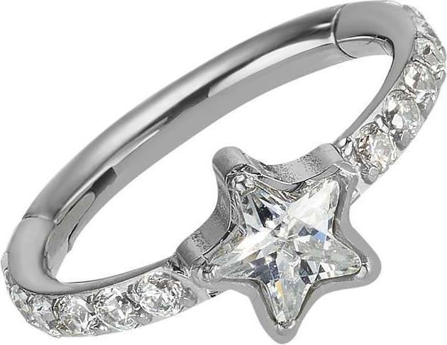 Produktbild Bijouteria Ohrpiercing (Titan, Kristall)