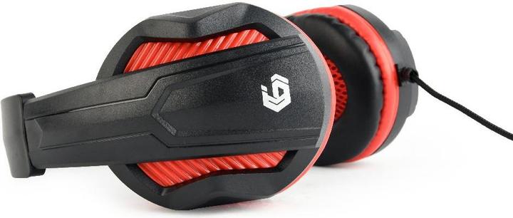 Produktbild Gembird GHS-03 Gaming headset with volume control, matte black/red (Kabelgebunden)