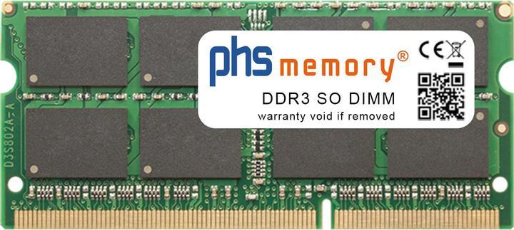 Actual product image PHS-memory 4GB RAM Memory for Acer TravelMate TimelineX 8572-353G32MNKK DDR3 SO DIMM 1066MHz (Acer TravelMate TimelineX 8572-353G32MNKK, 1 x 4GB)