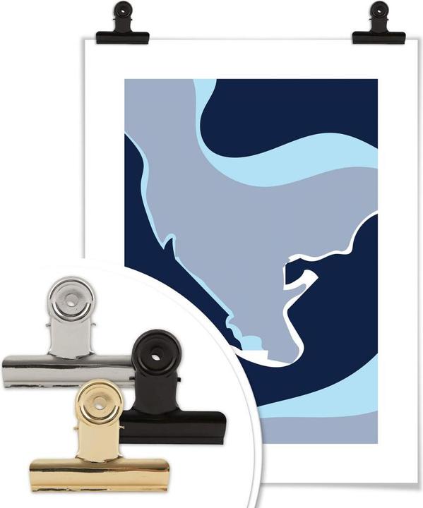 Actual product image Trenddeko Abstract Blue (40 x 50 cm)