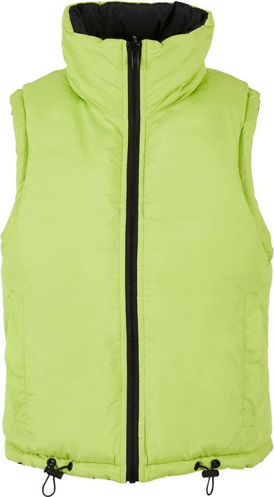 Actual product image Urban Classics Ladies Reversible Cropped Puffer Vest (XXL)