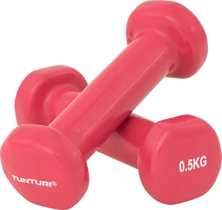 Tunturi Vinyl Kurzhanteln (2 x 0,5 kg)