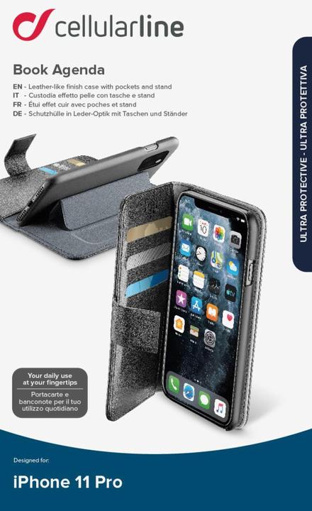 Actual product image Cellularline Book Agenda (Apple iPhone 11 Pro)
