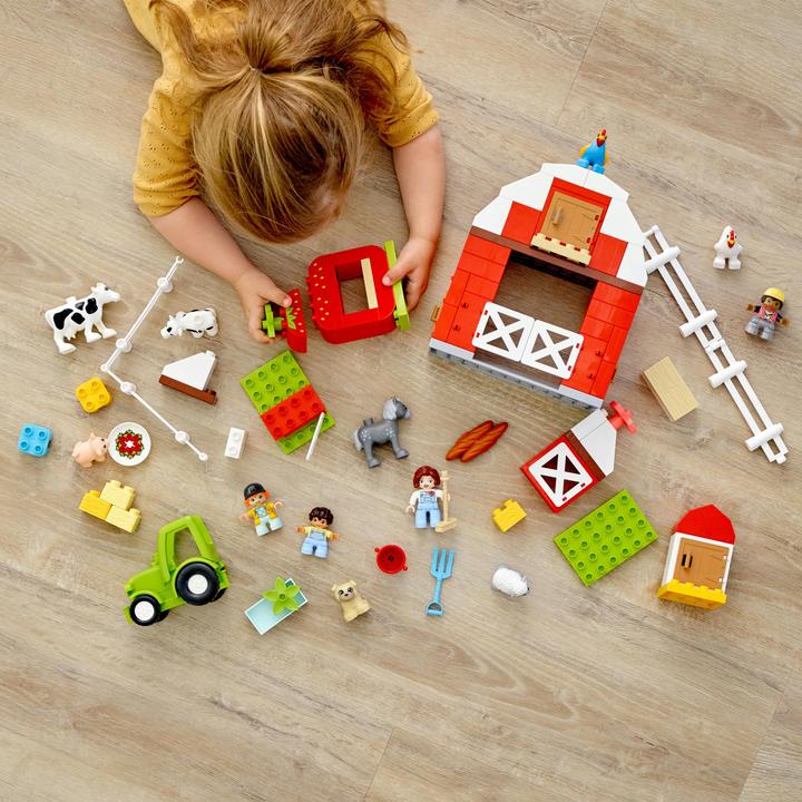 Produktbild LEGO Scheune, Traktor und Tierpflege (10952)