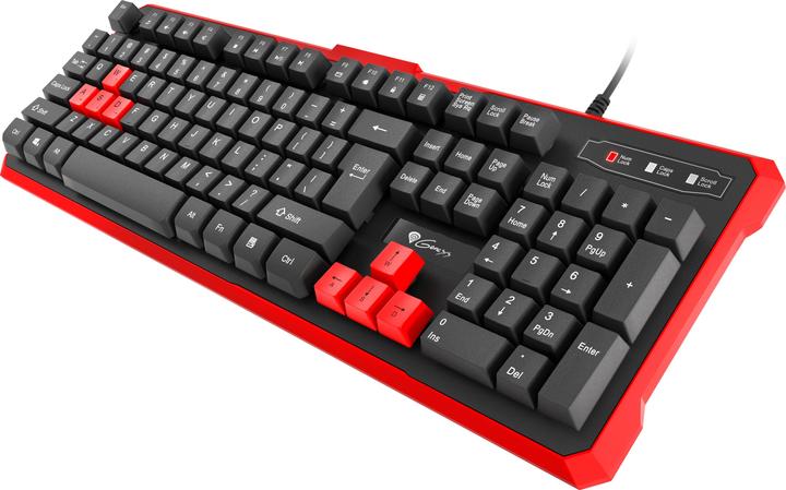 Actual product image Genesis RHOD 110 Keyboard USB QWERTY US International (US, Cable)