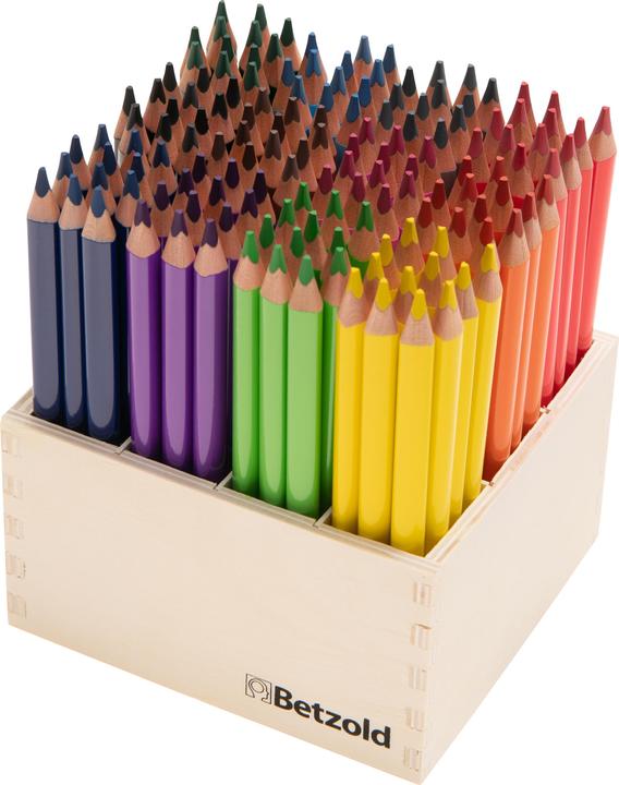 Produktbild Betzold 144 dicke Dreikantstifte, 17,5 cm lang (Mehrfarbig, 1 x)