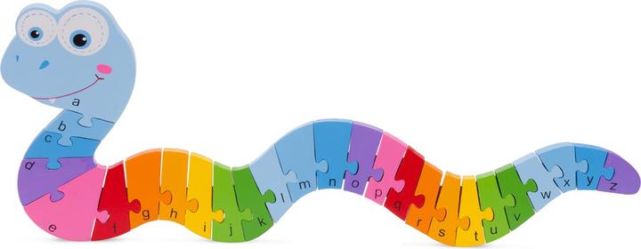 Actual product image New Classic Toys Alphabet Puzzle - Snake (English)