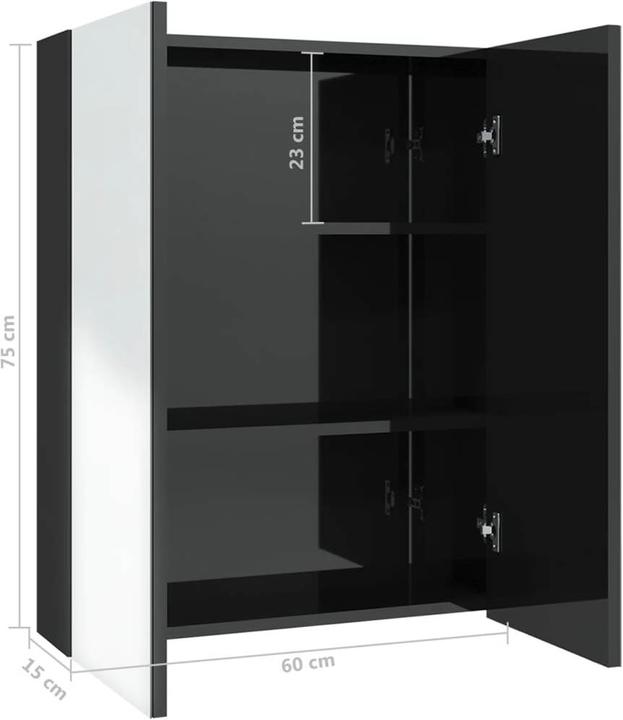 Image du produit VidaXL Spiegelschrank (60 x 15 x 75 cm)