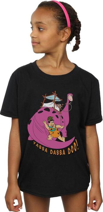 Actual product image The Flintstones Girls Yabba Dabba Doo Cotton T-Shirt (128)